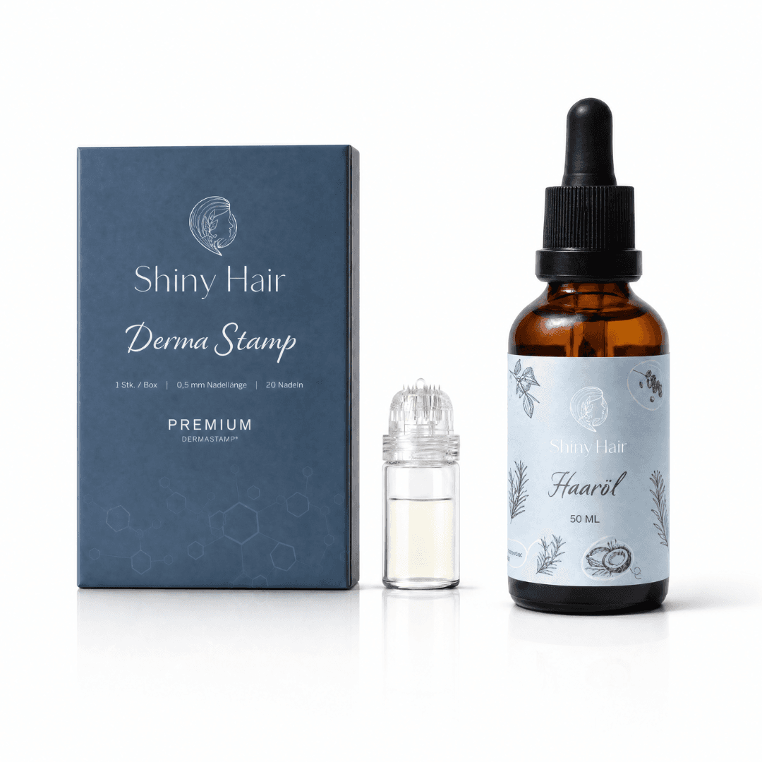 ShinyHair Growth Elixir™ + Dermastamp gegen Haarausfall und für eine gesunde Kopfhaut