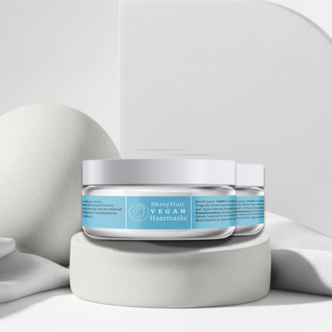2X ShinyHair veganistisch haarmasker