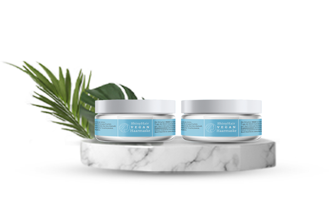 2X ShinyHair veganistisch haarmasker