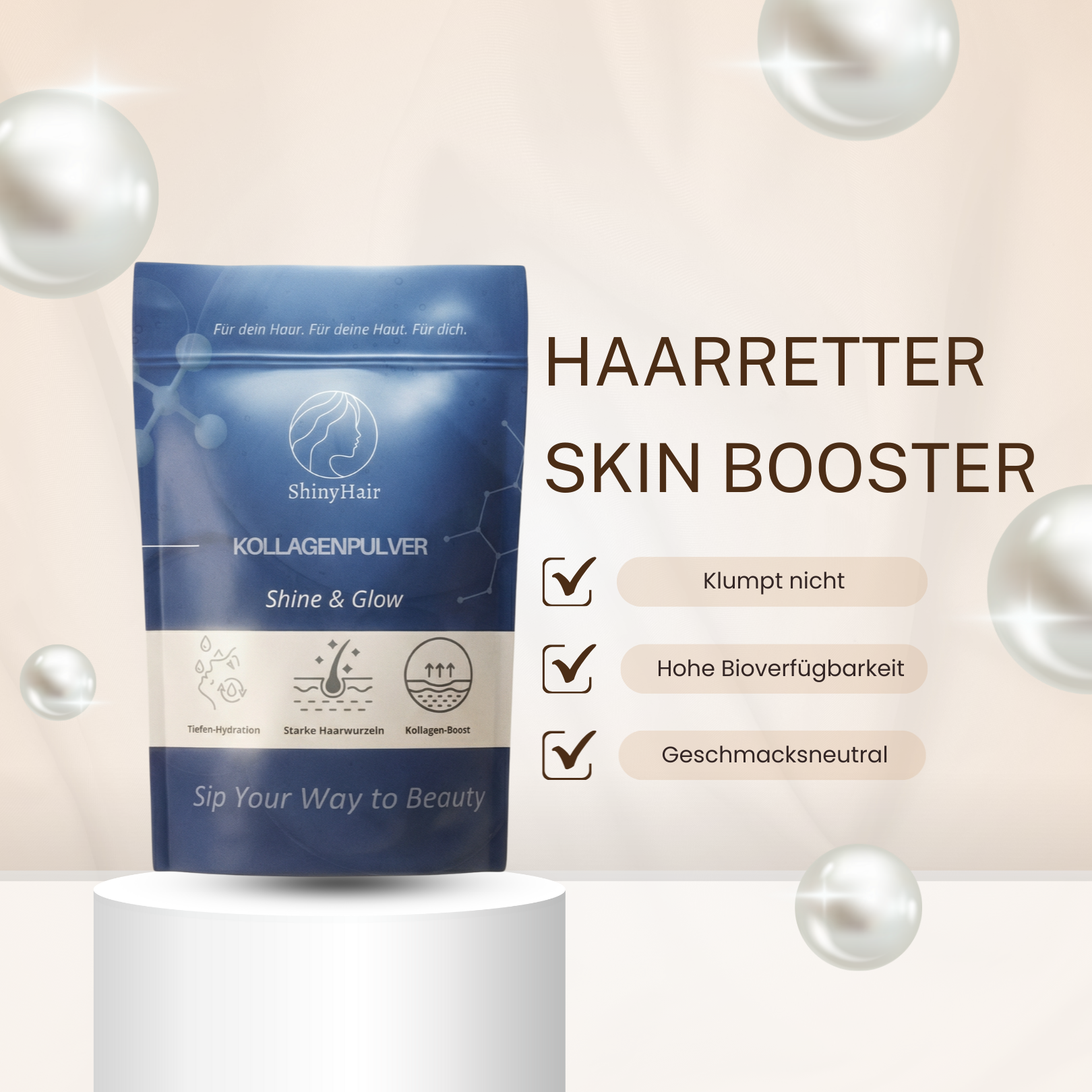 ShinyHair Premium Kollagenpulver