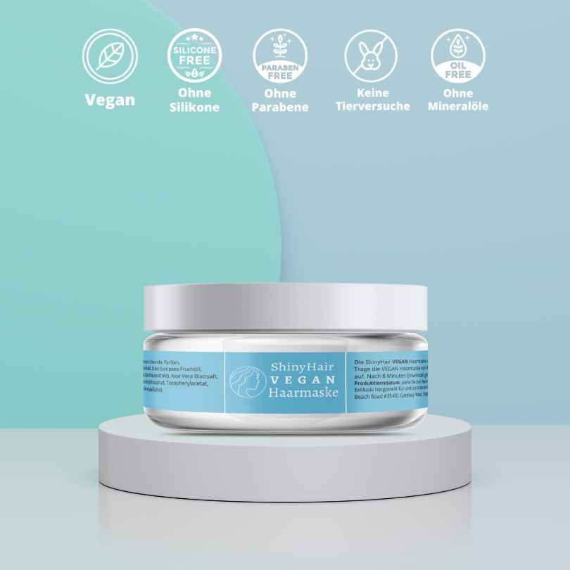ShinyHair Vegan Haarmaske für die Wechseljahre