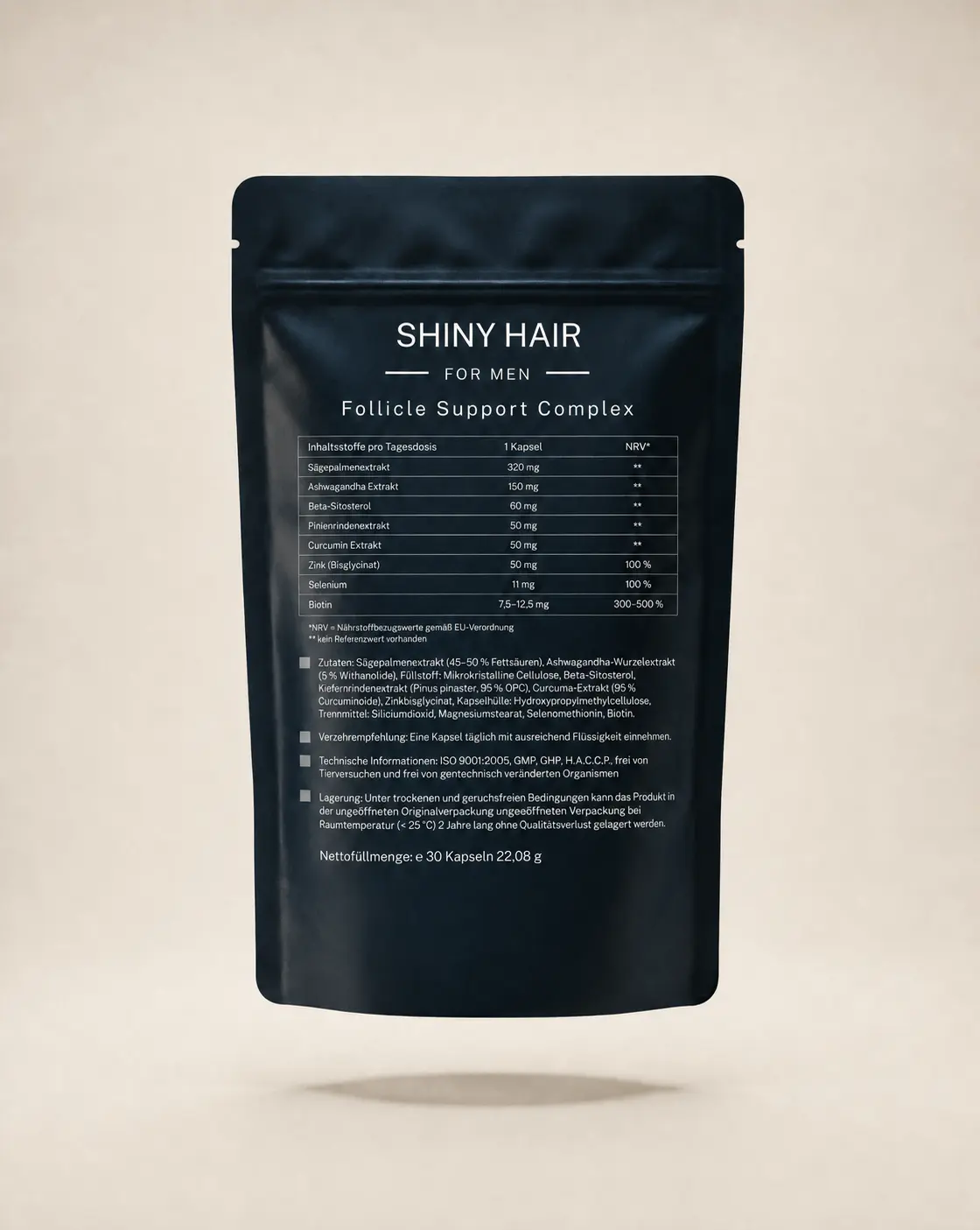 ShinyHair - Follicle Support Complex - for men